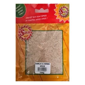 Sun Spice Garlic & Herb 100g